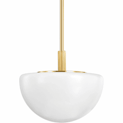 Hudson Valley 5919-AGB Lethbridge Modern Aged Brass 19" Hanging Light Fixture
