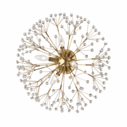 Hudson Valley 6000-AGB Dunkirk Aged Brass Lamp Sconce