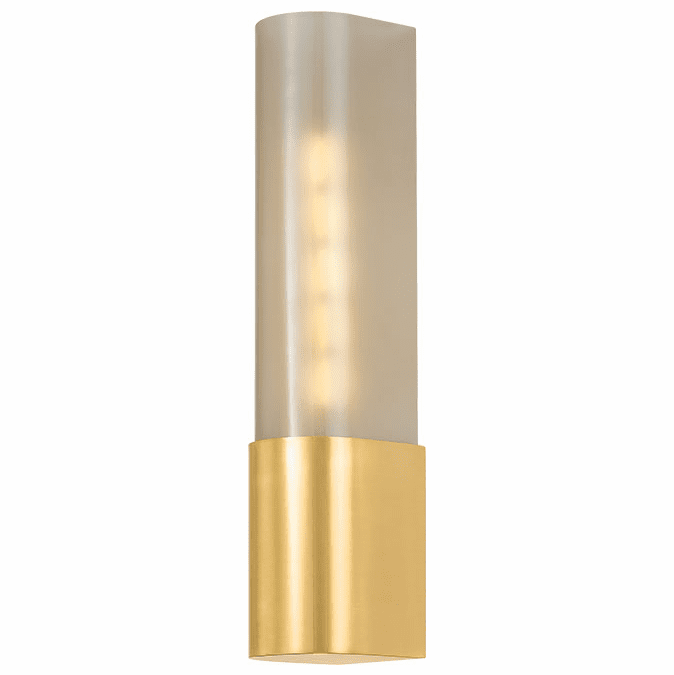 Hudson Valley 6316-AGB Somersville Contemporary Aged Brass Wall Mounted Lamp