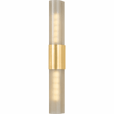 Hudson Valley 6327-AGB Somersville Contemporary Aged Brass Wall Lighting Sconce