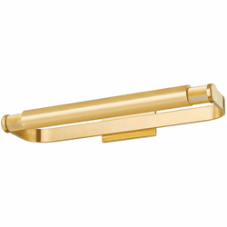 Hudson Valley 6424-AGB Elm Park Contemporary Aged Brass Art Lighting Fixture
