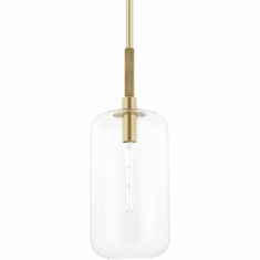Hudson Valley 6911-AGB Lenox Hill Modern Aged Brass Mini Drop Lighting