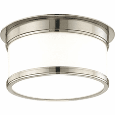 Hudson Valley 709-SN Geneva Modern Satin Nickel 9.25" Overhead Lighting