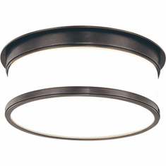Hudson Valley 712-OB Geneva Modern Old Bronze 12.25" Flush Mount Lighting Fixture