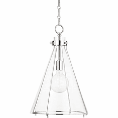 Hudson Valley 7304-PN Eldridge Modern Polished Nickel Pendant Lamp