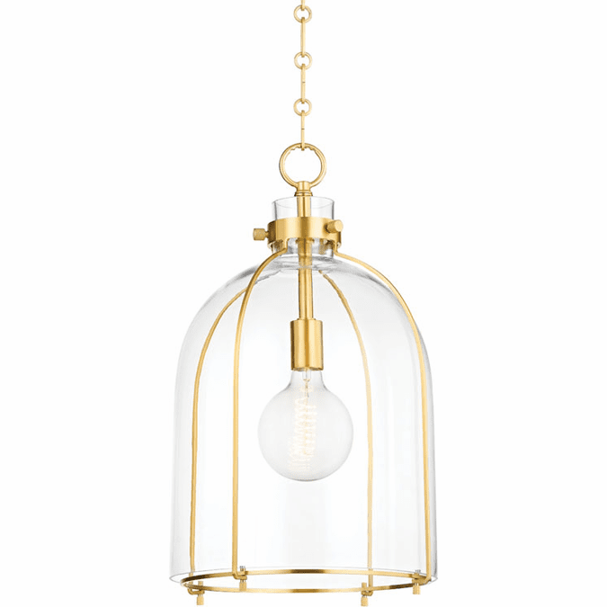 Hudson Valley 7306-AGB Eldridge Contemporary Aged Brass Hanging Light Fixture