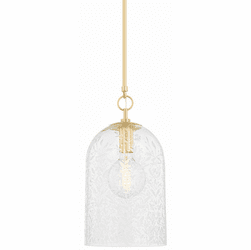Hudson Valley 7510-AGB Belleville Modern Aged Brass Mini Lighting Pendant