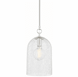 Hudson Valley 7510-PN Belleville Contemporary Polished Nickel Mini Pendant Light Fixture
