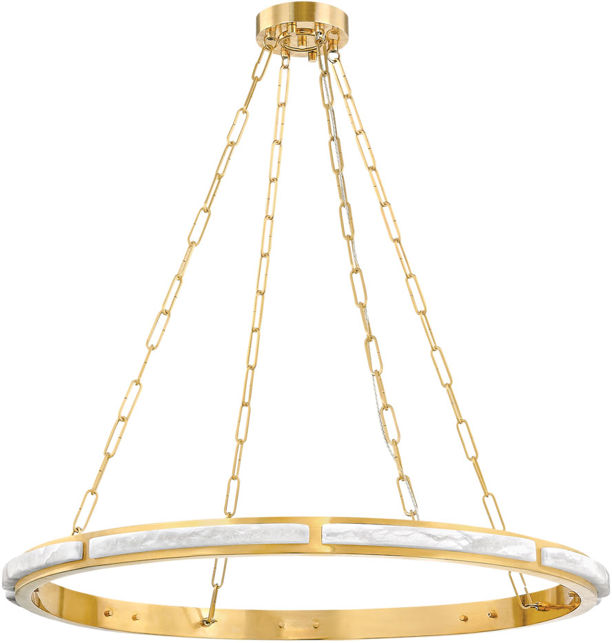 Hudson Valley 8136AGB Wingate Contemporary Aged Brass LED 36" Ceiling