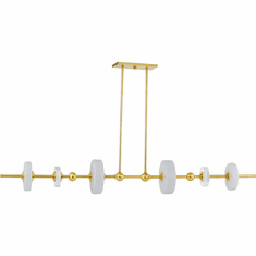 Hudson Valley 8160-AGB Maynard Modern Aged Brass LED Island Lighting