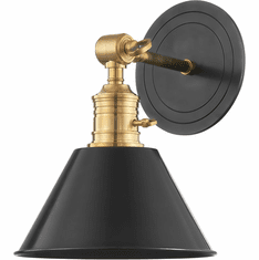 Hudson Valley 8321-AOB Garden City Modern Aged Old Bronze Wall Light Sconce