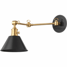 Hudson Valley 8322-AOB Garden City Modern Aged Old Bronze Wall Swing Arm Lamp