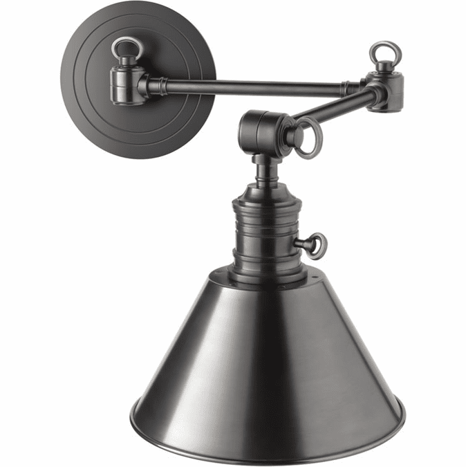 Hudson Valley 8322-OB Garden City Vintage Old Bronze Swing Arm Wall Lamp