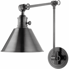 Hudson Valley 8323-OB Garden City Retro Old Bronze Swing Arm Wall Lamp