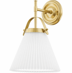 Hudson Valley 9610-AGB Aldridge Aged Brass Wall Lighting Sconce