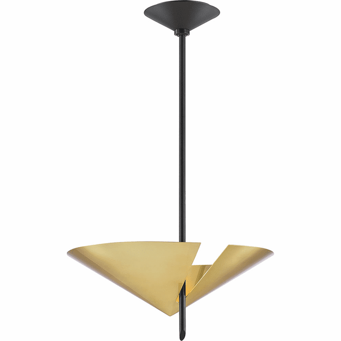 Hudson Valley 9711AGBBK Equilibrium Modern Aged Brass / Black Hanging