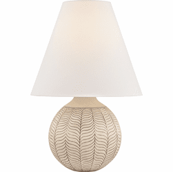 Hudson Valley CBL9430-AGB/CIP Capers Contemporary Aged Brass / Ceramic Ivory Petal Table Lighting
