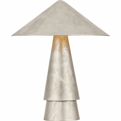 Hudson Valley L2522-WSL Foxton Modern Warm Silver Leaf Side Table Lamp