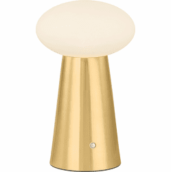 Hudson Valley L2941-AGB Cashel Contemporary Aged Brass LED Rechargeable Side Table Lamp