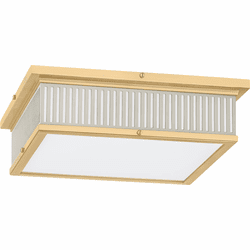 Hudson Valley MDS1900-AGB/OW Ashdown Modern Aged Brass / Off-White LED Ceiling Lighting Fixture