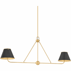 Hudson Valley MDS2001-AGB/DB Burghley Modern Aged Brass / Distressed Bronze Kitchen Island Lighting