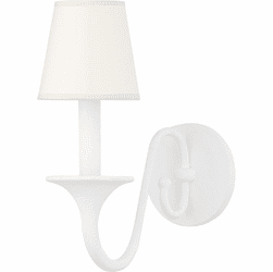 Hudson Valley MDS431-WP Windsor White Plaster Wall Sconce