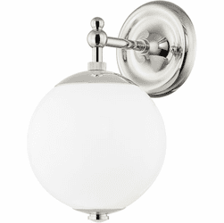 Hudson Valley MDS702-PN Sphere No.1 Polished Nickel Wall Lamp