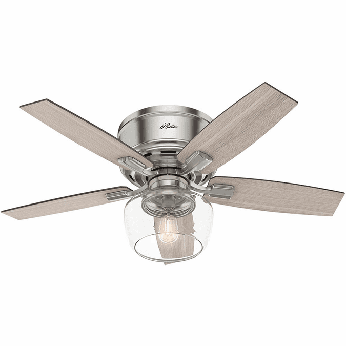 Hunter 50420 Bennett Brushed Nickel LED 44" Ceiling Fan