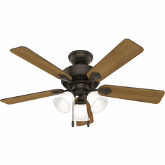 Hunter 50881 Swanson New Bronze LED 44" Home Ceiling Fan