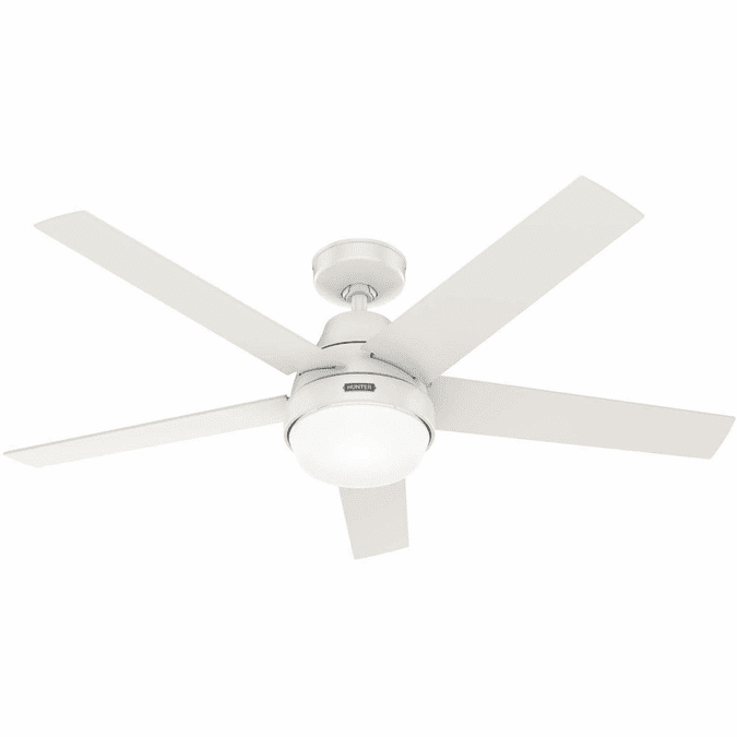 Hunter 51336 Aerodyne Fresh White LED 52" Ceiling Fan