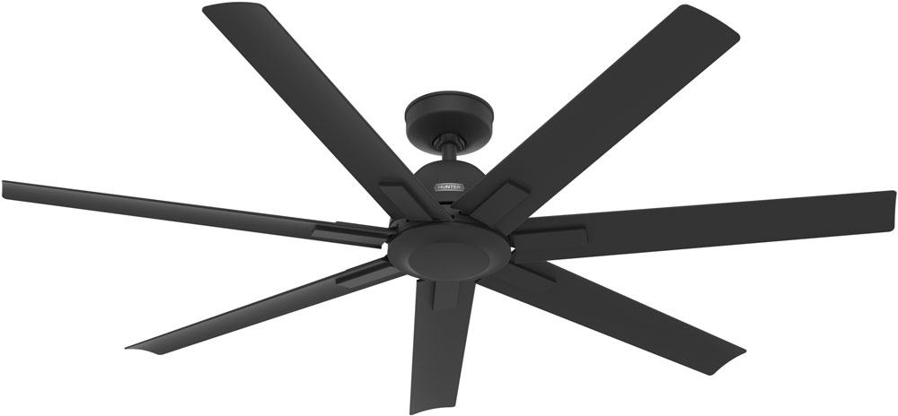 Hunter 51590 Downtown Modern Matte Black Interior / Exterior