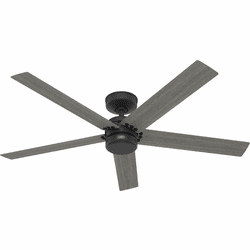 Hunter 52247 Burton Matte Black Ceiling Fan