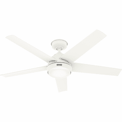 Hunter 52611 Skyflow Modern Matte White LED 52" Ceiling Fan