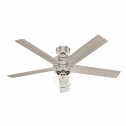 Hunter 52656 Xidane Contemporary Brushed Nickel LED 52" Home Ceiling Fan