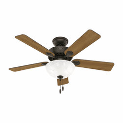Hunter 52782 Swanson Modern New Bronze LED 44" Home Ceiling Fan