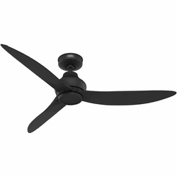 Hunter 52831 Mazzini Modern Matte Black 52" Home Ceiling Fan