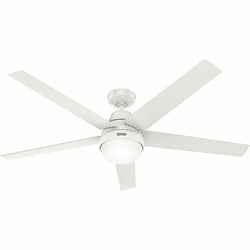 Hunter 52832 Aerodyne Modern Fresh White 60' Home Ceiling Fan