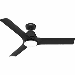 Hunter 52927 Aeronaut Modern Matte Black 52" Ceiling Fan