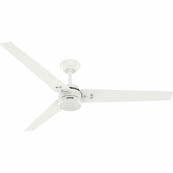 Hunter 52980 Cassius Modern Fresh White 60" Ceiling Fan