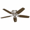 Hunter 53328 Builder Low Profile Brazilian Cherry / Harvest Mahogany 52" Home Ceiling Fan - alt