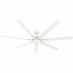 Hunter 53439 Downtown Modern Matte White 72" Ceiling Fan