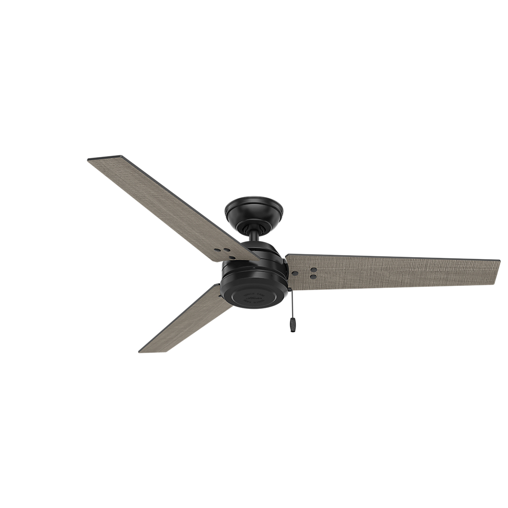 Hunter 59264 Cassius Contemporary Matte Black / Light Grey
