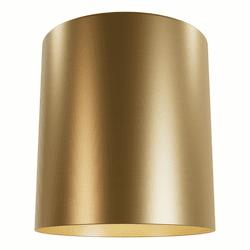 Hunter Lighting 13125 Canoga Modern Luxe Gold LED Flush Mount Lighting