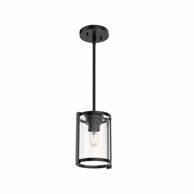 Hunter Lighting 19005 Astwood Modern Matte Black Mini Drop Ceiling Lighting