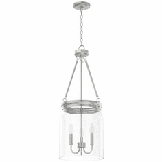 Hunter Lighting 19154 Devon Park Contemporary Brushed Nickel Pendant Lighting
