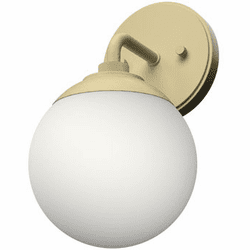 Hunter Lighting 19175 Hepburn Contemporary Painted Modern Brass Wall Sconce
