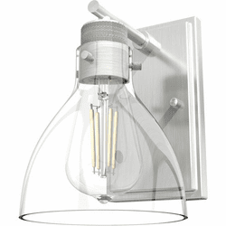 Hunter Lighting 19300 Van Nuys Modern Brushed Nickel Light Sconce