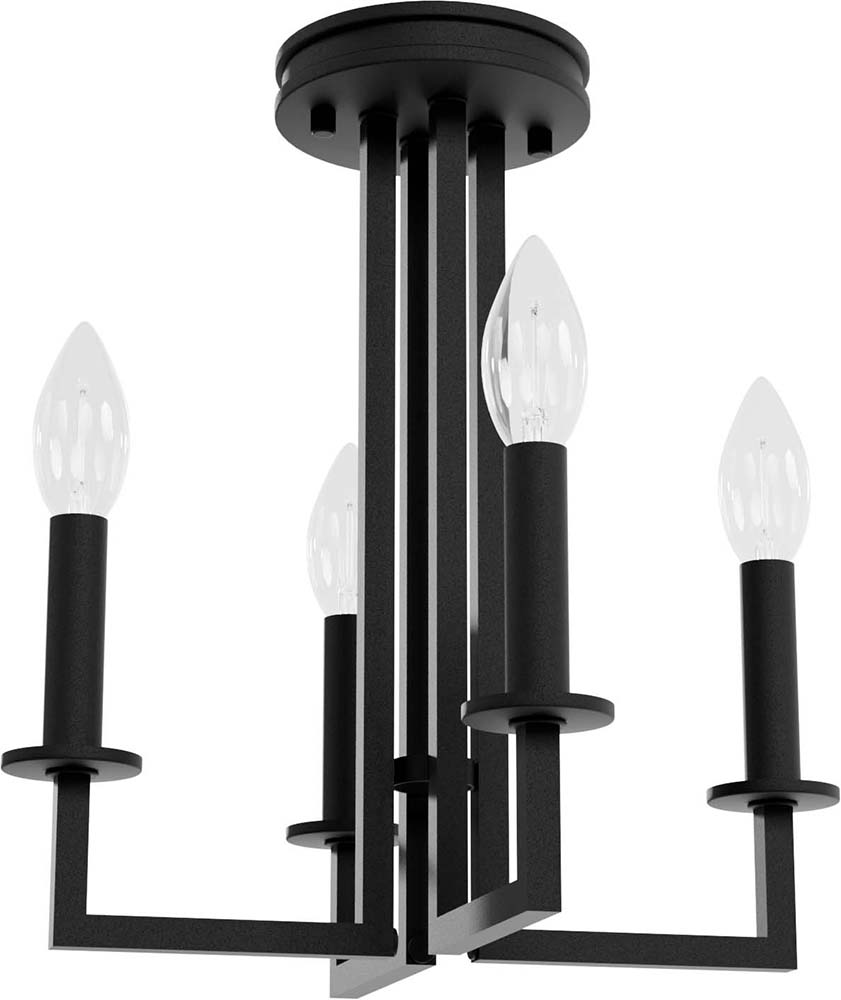 Hunter Lighting 19628 Bearden Natural Iron Ceiling Lighting Fixture