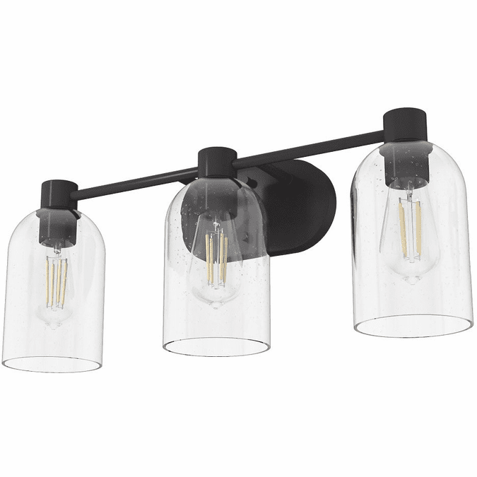 Hunter Lighting 19712 Lochemeade Noble Bronze 3-Light Bathroom Sconce