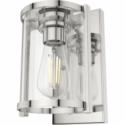 Hunter Lighting 19961 Astwood Contemporary Polished Nickel Lighting Sconce